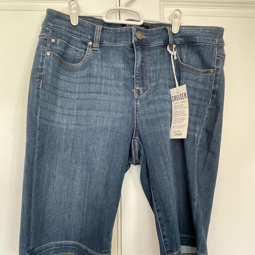 Liverpool brand new with tags Women's long denim shorts